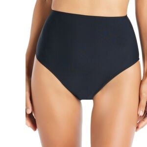Beyond Control Women Solid High-Waisted Bikini Bottoms Women S Swimsuit
